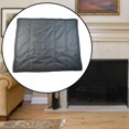 thumbnail image 6 of Black Fireplace Blanket Fireplace Draft Stopper Easily Install Energy Saving for Stopping Overnight Heat Loss Multifunctional 99x81cm, 6 of 8