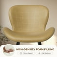thumbnail image 5 of Hawsaiy Faux Leather Dining Chairs Set of 2 with Widened Backrest & Seat，Beige, 5 of 10