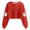 Red1, variant on FDGIU Spooky Season Cute Ghost Graphic Women's Halloween Sweatshirt Oversized Crewneck Pullover Long Sleeve Casual Top Halloween Shirts for Women