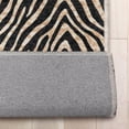 thumbnail image 6 of Well Woven Custom Size Runner - 27" x 55' Runner - Zebra Stripe Brown - Animal Print Pattern, 6 of 6