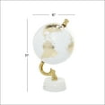 thumbnail image 4 of DecMode 6" Gold Globe with Marble Base, 4 of 10
