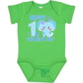 thumbnail image 3 of Inktastic Happy 1st Fathers Day with Elephant Girls Baby Bodysuit, 3 of 5