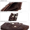 thumbnail image 6 of WEISIPU Men's Blocking Wallet Leather Purse Card Slots Coins Holder Chain, 6 of 8