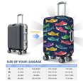 thumbnail image 2 of Travel Luggage Cover Protector - Colorful Carp Streamer 1 Anti-Scratch Suitcase Covers Fits 18-32 Inch Luggage, 2 of 5