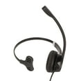 thumbnail image 3 of Auriculares de centro de llamadas con cancelación de ruido de un solo oído, auriculares de negocios ergonómicos ajustables con micrófono, 3 of 10