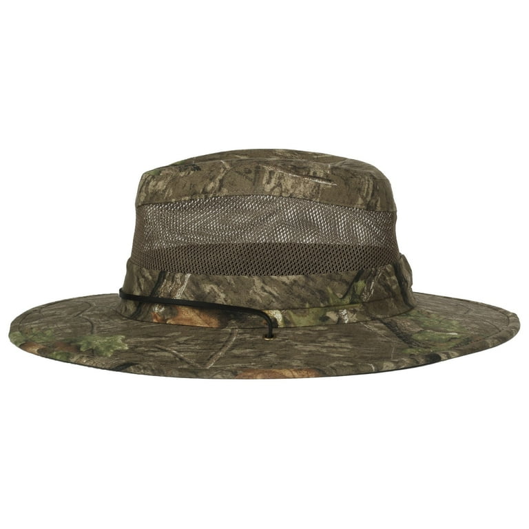 Mossy Oak Safari Hat - Breathable Mesh Inserts - Walmart.com