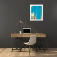 thumbnail image 3 of Weiss, Jan 20x24 White Modern Wood Framed Museum Art Print Titled - Aqua Tide, 3 of 4