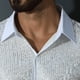 thumbnail image 4 of Blusa y camisa de manga corta con cuello vuelto para hombre, camisa de manga corta con botones y solapa de color liso, blusa para hombre, 4 of 6