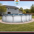 thumbnail image 2 of Lake Effect Pools Testudo 15' x 30' x 52" Oval Resin Protected Steel Above Ground Swimming Pool, 2 of 7