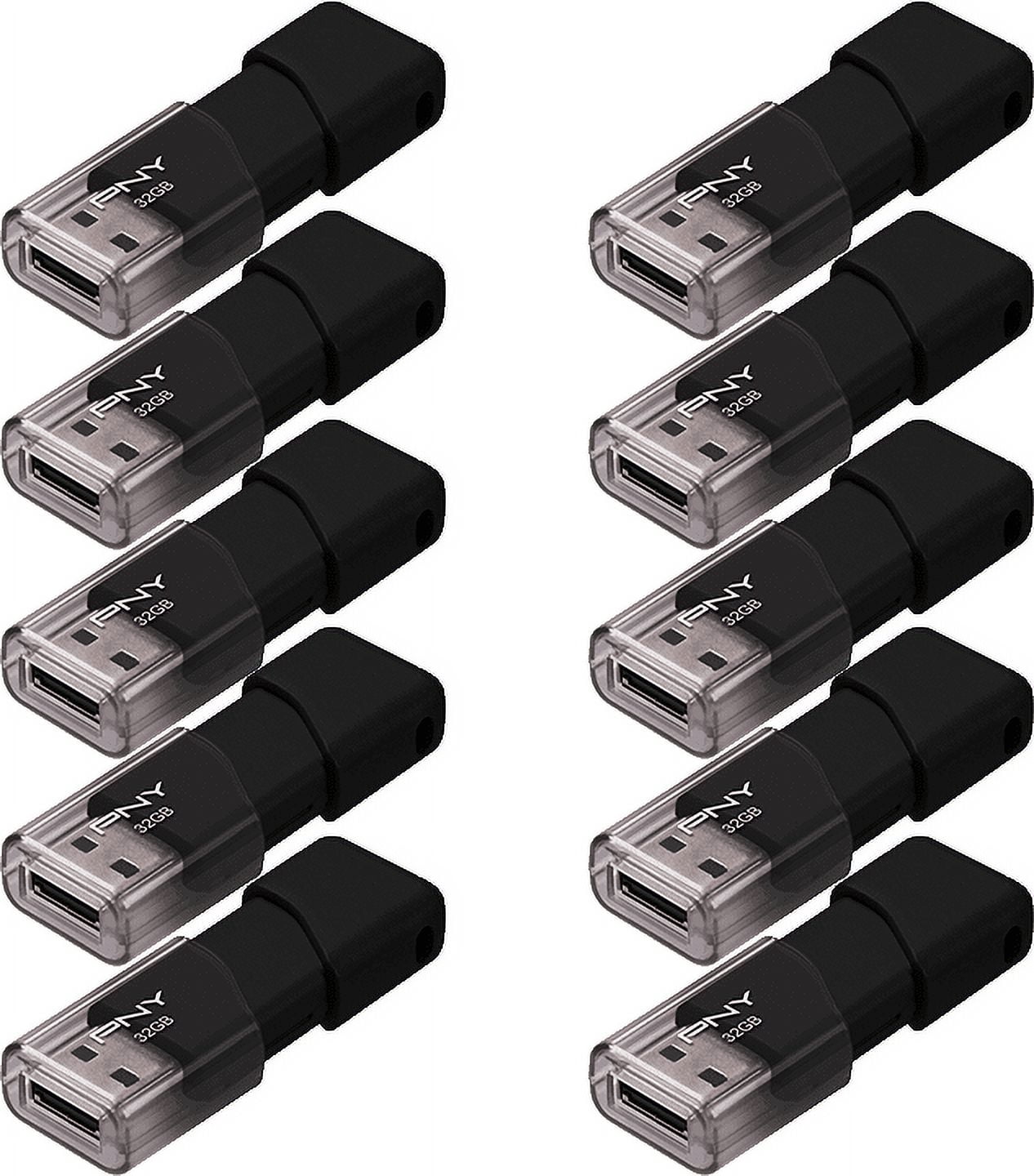 PNY 32GB Attaché 3 USB 2.0 Flash Drive 10-Pack
