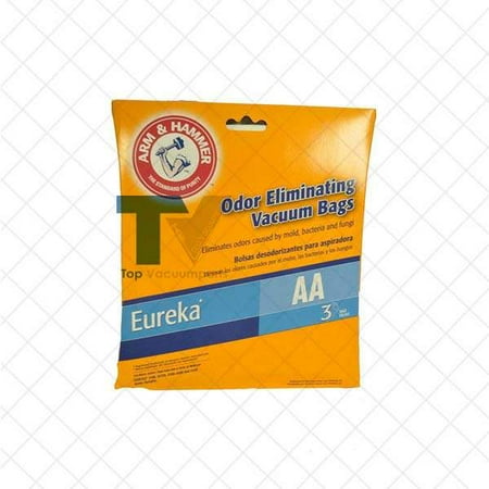 Odor Eliminating Vacuum Bags - Eureka Style AA Arm and Harmer, Oder Eliminating Vacuum Cleaner Bags 3 Pk // 62618A