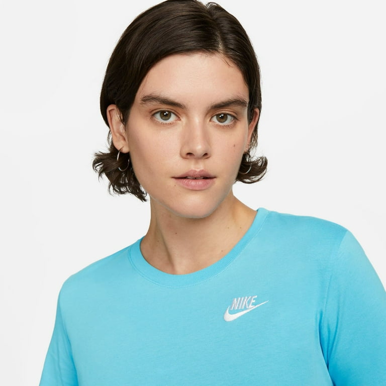 ★ Nike★ Sportswear Club T-Shirt M Jade Horizon FV0376370 Nike Sportswear Club Essentials Women's T-Shirt Color: Jade