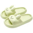 thumbnail image 1 of Zapatillas de conejo de dibujos animados para hombres y mujeres, sandalias de playa, zapatos antideslizantes de baño, suela gruesa suave, toboganes lindos, Verano, 1 of 7