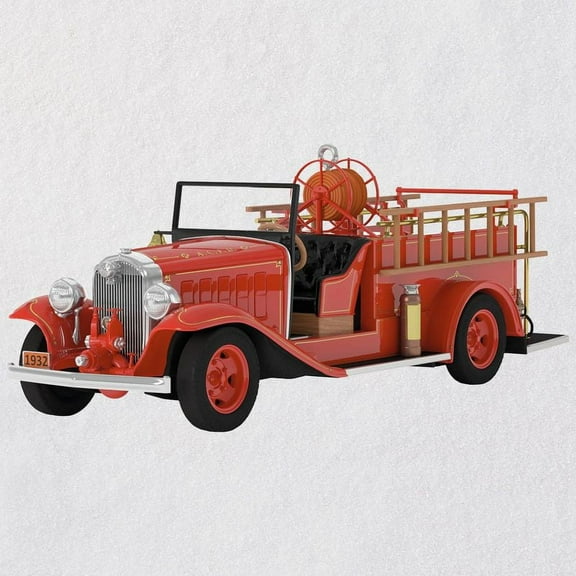 Hallmark Ornament 2018 Fire Brigade #16 1932 Buick