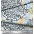 thumbnail image 3 of Soimoi Poly Georgette Fabric Floral & Mandala Patchwork Print Sewing Fabric Yard 42 Inch Wide, 3 of 3