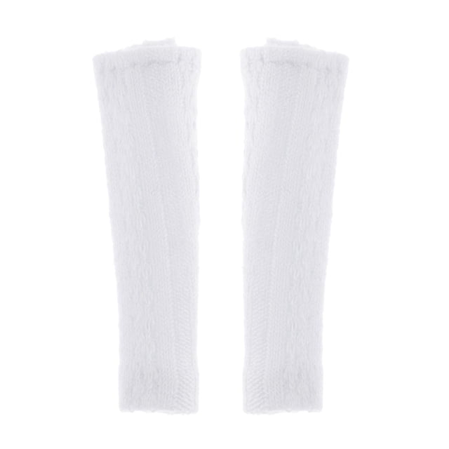1 par de calcetines hasta la rodilla a escala 1/12 para figuras de acción femeninas de 6 pulgadas. Blanco