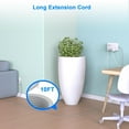 thumbnail image 4 of 15 FT Flat Extension Cord with 6 Widely Outlets 4 USB Ports (2 USBC), 1050J Surge Protector Power Strip Long Braided Power Cord, White Desk Charging Station Dorm Room Essentials, 4 of 8