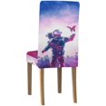 thumbnail image 4 of ABPHQTO Astronauta The Field Trip Funda protectora para silla elástica Funda protectora para asiento para comedor Hotel Fiesta de bodas Juego de 6, 4 of 4
