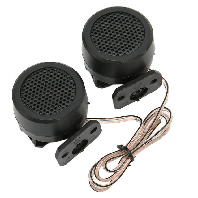 Dome Tweeter, 2pcs 500W 4 Ohm Great Sound Quality Car Loudspeaker For Audio Systems