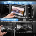 thumbnail image 3 of Estéreo de coche Leadfan de 7 pulgadas, doble DIN, con Apple CarPlay, 3 of 7