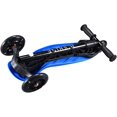 thumbnail image 5 of HighTech Mega GlideKick 3-Wheel Foldable Scooter With Lightup Wheels & Extendable T-Bar - Blue, 5 of 7