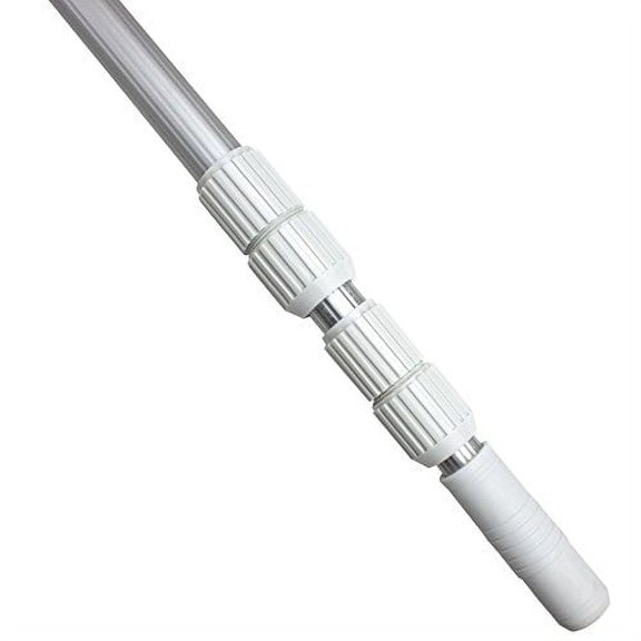 SplashTech 1.25" Telescopic Pool Pole, Extending from 4 to 12 Feet - Universal Pool Poles for Cleaning Made of Durable, 1mm Thick Aluminium - Extendable Pole for Pool Maintenance