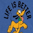 thumbnail image 3 of Mickey & Friends - Pluto Life Is Better With Dogs - Women's Short Sleeve Graphic T-Shirt, 3 of 5