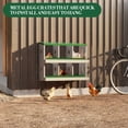 thumbnail image 3 of Nesting Boxes for Chickens, 6/8/10-Hole Galvanized Steel Chicken Nesting Boxes for Laying Eggs with Egg Rollaway System to Protect Eggs, Easy Egg Collection, for Chicken Coop Backyard Farm, 3 of 7