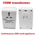 thumbnail image 4 of 1Pc 150W Voltage Converter Travel Adapter Transformer For 110V/120V To 220V/240V YIWEI, 4 of 9