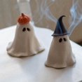thumbnail image 3 of Quemador de Incienso Fantasma, y Espeluznante Quemador de Cascada de Resina con Forma de Fantasma , Decoración de Habitación, Decorativa de Halloween, Fantasma, 3 of 5
