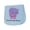 AE-Light Blue, variant on Inktastic I Love My Sissy Elephant Purple Pink Baby Burp Cloth