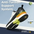 thumbnail image 6 of FitVille Extra Wide Men's Tennis Shoes Walking Shoes Grey and Black Size 12 Wide, 6 of 8