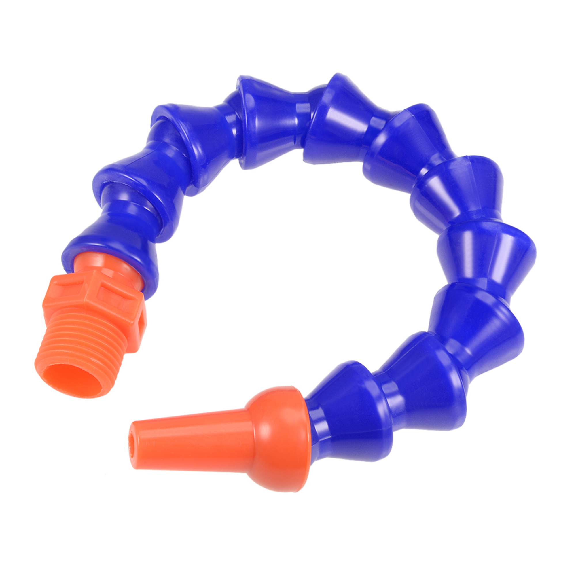 Flexible Coolant Pipe,G1/2 Thread Round Nozzle Flexible Water Oil