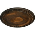 thumbnail image 3 of Ekena Millwork 19 1/8"OD x 1"P Foster Ceiling Medallion (Fits Canopies up to 5 5/8"), Hand-Painted Rust, 3 of 8