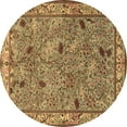 thumbnail image 1 of Ahgly Company Indoor Round Animal Brown Traditional Area Rugs, 6' Round, 1 of 4