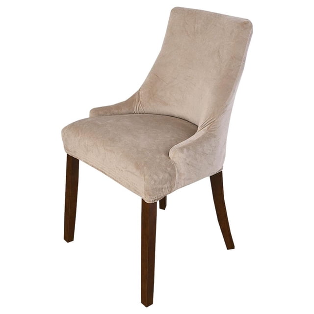 Funda para Sillón con Respaldo de Orejas Zulema Funda Café Ligero Funda de Asiento