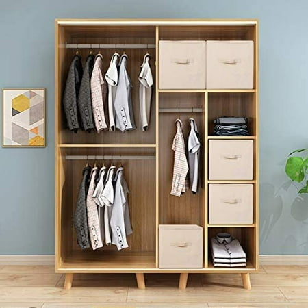 22 L X13 W X12 6 H Large Closet Storage Box With Lid Collapsible Wardrobe Clothes Boxes The Size Similar Ikea Skubb Series Label Pocket Beige Canada Clothes Storage Boxes, Ikea Pax Storage Baskets