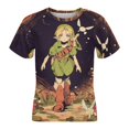 thumbnail image 4 of The Legend of Zelda Kid's T-Shirt Short Sleeve T-Shirt Tops Summer Tee Shirt for Boys Girls 120CM, 4 of 8