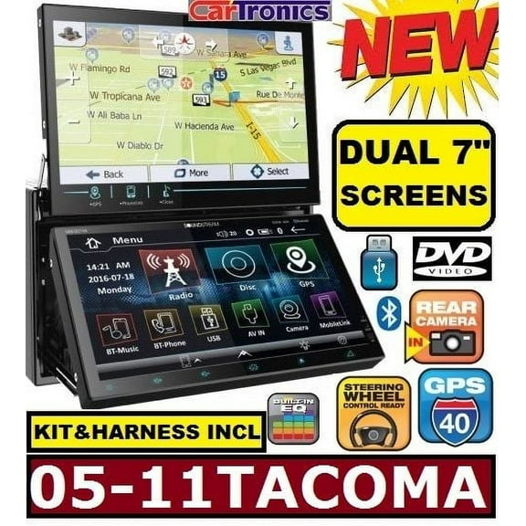 2005-2011 FOR TOYOTA TACOMA GPS NAVIGATION BLUETOOTH USB CD/AUX RADIO STEREO PKG