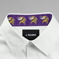 thumbnail image 5 of Men's J. Palmer White Minnesota Vikings Man-In-Motion Long Sleeve Button-Up Dress Shirt, 5 of 6