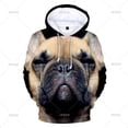 thumbnail image 3 of Sudadera con capucha de bulldog francés con estampado 3D de animales, perro, mujer, hombre, niña, chaqueta informal estilo Harajuku, ropa de calle, abrigo de manga larga, 3 of 5