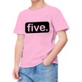 thumbnail image 2 of SNKSDGM Girls Girls Shirts Size 5T Shirts for Girls Size 10-12 Shirts for Teen Kids Girls Child Short Sleeve Happy Brithday Prints T Shirt Trendy Girls Fans Present Tops 2-3 Years, 2 of 5