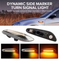 thumbnail image 4 of 2 piezas de 12 V 5 W LED para coche, luz de freno, luz de giro para E82 E88 E60 E61 E90 E91 E92 E93 (transparente), 4 of 4