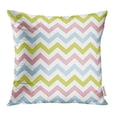 thumbnail image 1 of EREHome Beige Easter Chevron Zigzag Pattern Blue Abstract Baby Blush Classic Continuity Pillowcase Cushion Cases 16x16 inch, 1 of 1