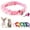 Pink, variant on Cat Collar with Bell, Cute XXS Kitten Collars Soft Puppy Collar with Bell Adjustable for XS XSmall Extra Small Dogs Female Tiny Pets Cats Boy Girl