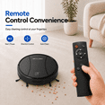 thumbnail image 5 of PrettyCare C2-v2 Robot Vacuum and Mop Combo Cleaner, 3-in-1, 8000Pa Suction, 5200mAh Battery, Black, 5 of 15