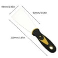 thumbnail image 2 of XKHBDL Paint Scraper, Metal Small Putty Knife Scraper Tool, Paint Scraper Tool Taping Knife, Stainless Steel Knife Paint Scraper with Hammer End, 2 of 3