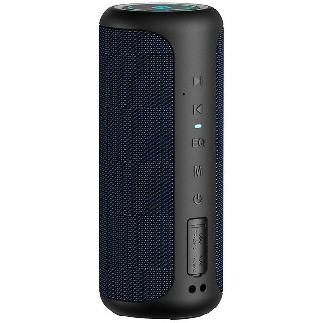 Altavoces Bluetooth portátiles para exteriores, altavoz inalámbrico resistente al agua (negro), minisistema de Audio para exteriores, 1 Uds.