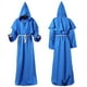 thumbnail image 1 of Disfraz de monje medieval, disfraz de sacerdote mago, disfraz de Halloween, disfraz de cosplay de túnica de muerte, 1 of 5