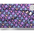 thumbnail image 3 of Soimoi Cotton Duck Fabric Leaves & Floral Artistic Fabric Prints by Yard 56 Inch Wide, 3 of 3